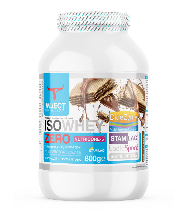 Iso Whey ZERO Stamilac™ Nutricore-5™ (800g) - INJECT NUTRITION