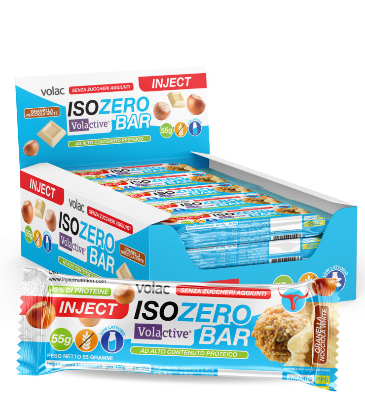 ISOZERO BAR Volac® Volactive® Senza Zuccheri (55g) - INJECT NUTRITION