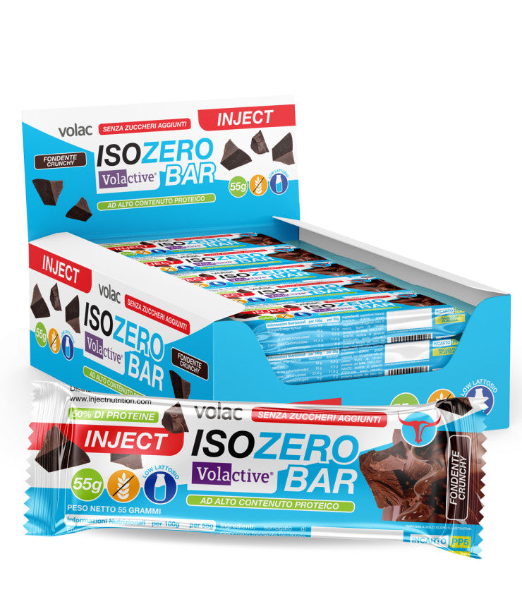 ISOZERO BAR Volac® Volactive® Senza Zuccheri (55g) - INJECT NUTRITION