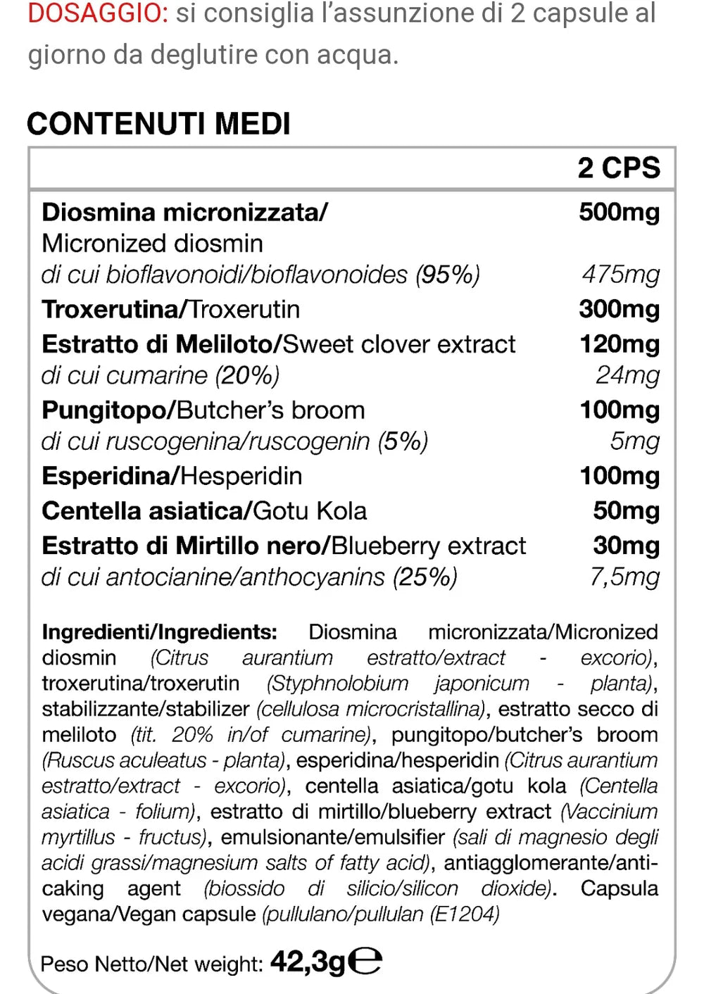 Microcircolo (60caps) - INJECT NUTRITION