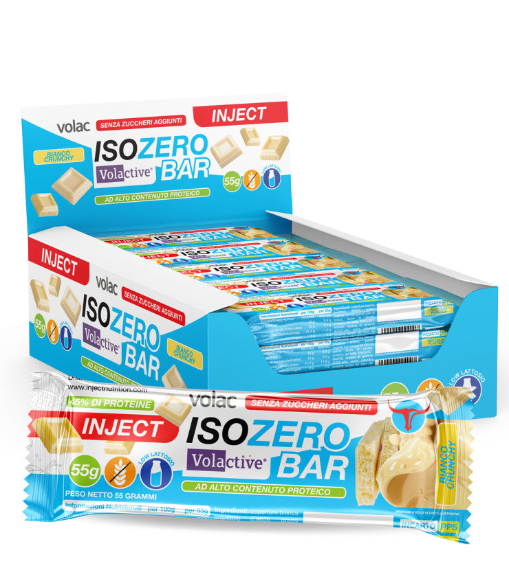 ISOZERO BAR Volac® Volactive® Senza Zuccheri (55g) - INJECT NUTRITION