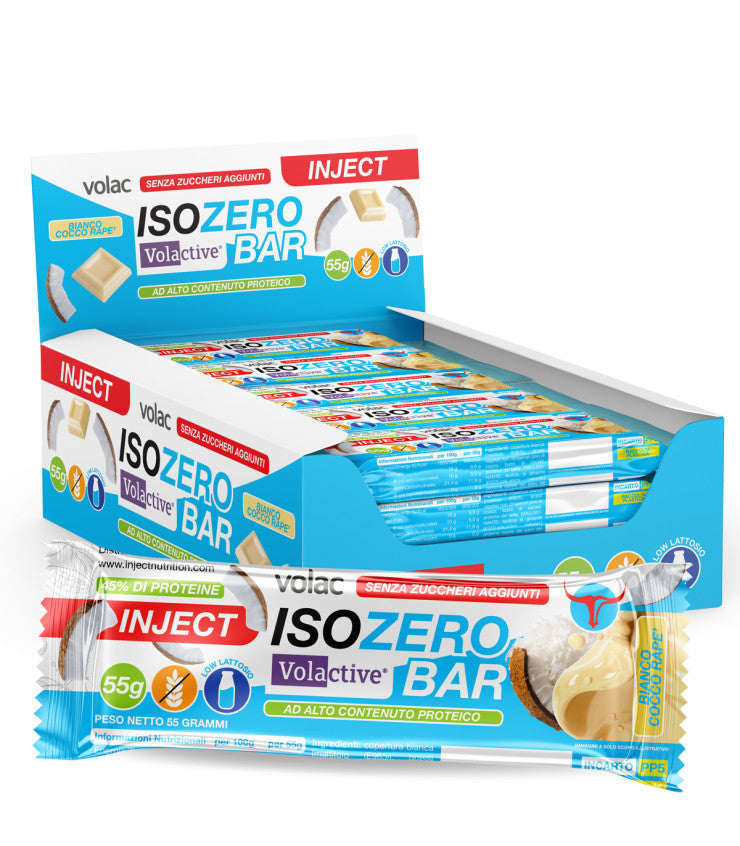 ISOZERO BAR Volac® Volactive® Senza Zuccheri (55g) - INJECT NUTRITION