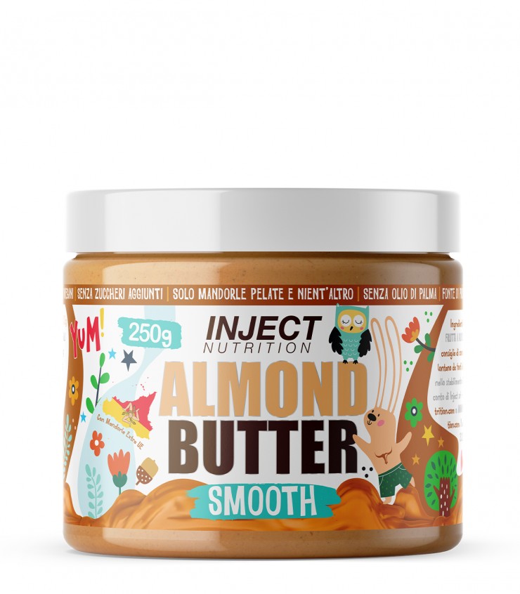 Burro Di Mandorle 100% Puro (250g) - INJECT NUTRITION