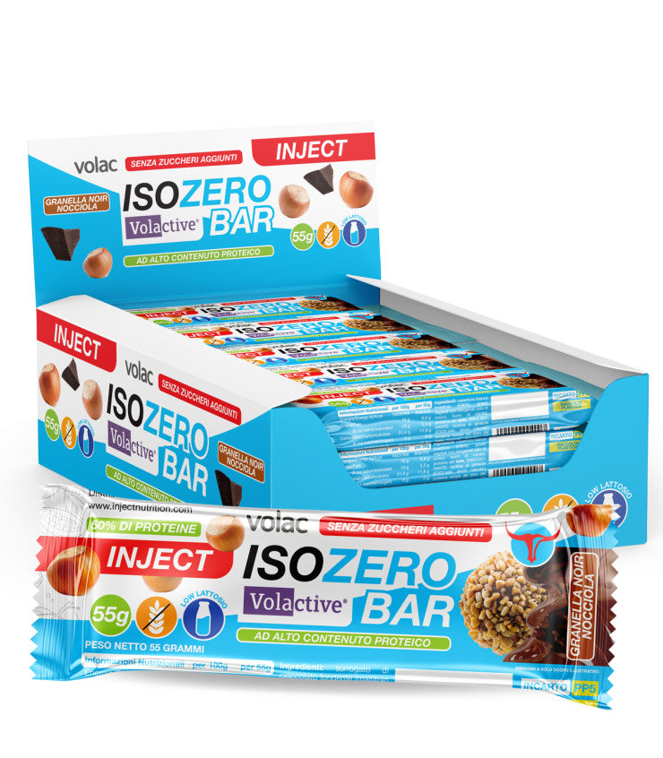 ISOZERO BAR Volac® Volactive® Senza Zuccheri (55g) - INJECT NUTRITION