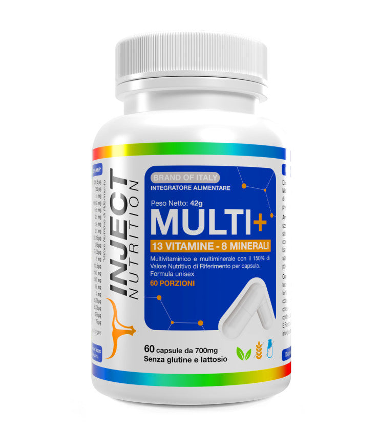 Multi+ Multivitaminico E Multiminerale (60caps) - INJECT NUTRITION