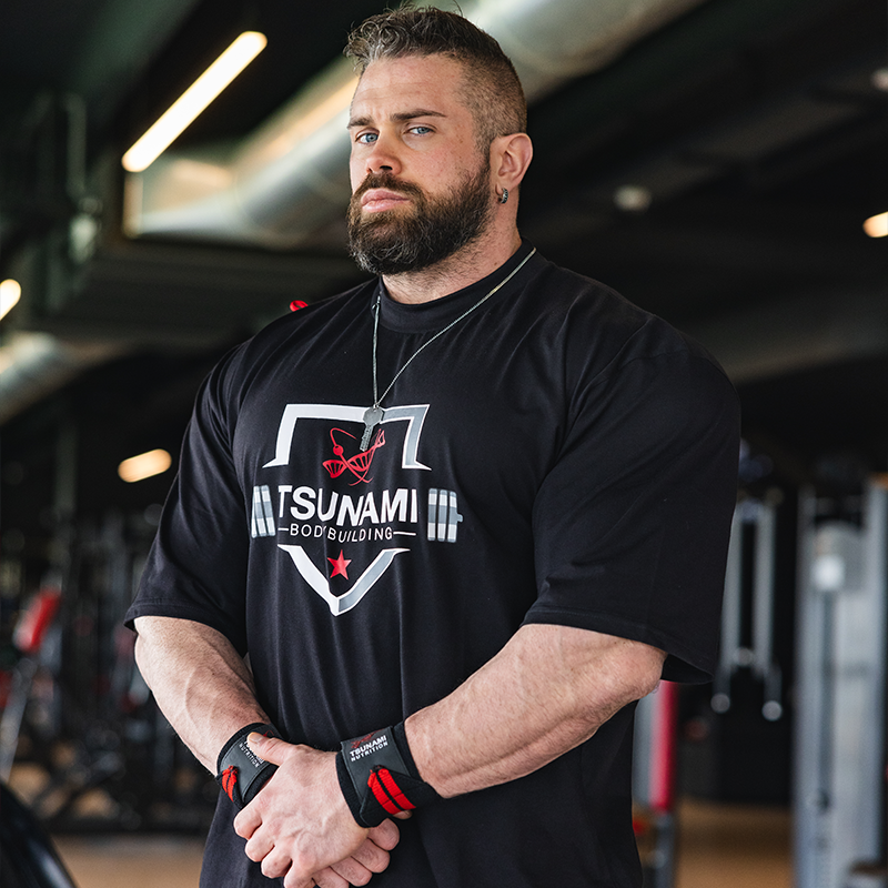 T-shirt Oversize Tsunami Bodybuilding Uomo - TSUNAMI NUTRITION