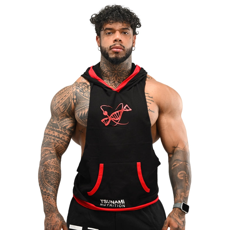 Tank Top Hooded "Revolution" Uomo - TSUNAMI NUTRITION